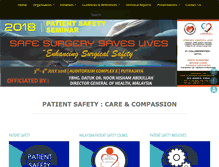 Tablet Screenshot of patientsafety.moh.gov.my
