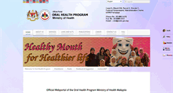 Desktop Screenshot of ohd.moh.gov.my