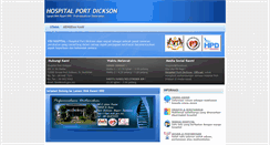 Desktop Screenshot of hpd.moh.gov.my