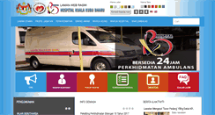 Desktop Screenshot of hkkb.moh.gov.my