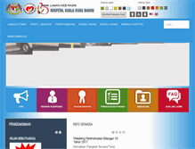 Tablet Screenshot of hkkb.moh.gov.my