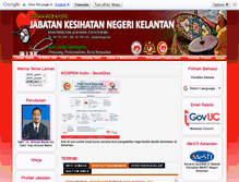 Tablet Screenshot of jknkelantan.moh.gov.my