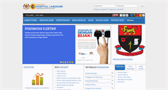 Desktop Screenshot of hlangkawi.moh.gov.my