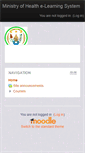 Mobile Screenshot of elearning.moh.gov.rw