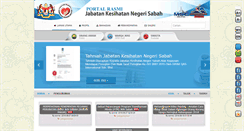 Desktop Screenshot of jknsabah.moh.gov.my